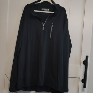 Roundtree & Yorke Black Zip Up Sweater